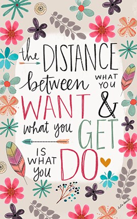 Framed Distance Print