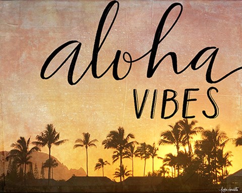 Framed Aloha Vibes Print