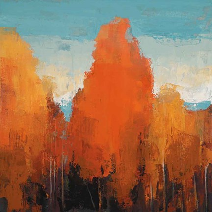 Framed Maples II Print