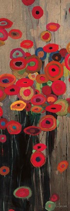 Framed Garden Parade I Print