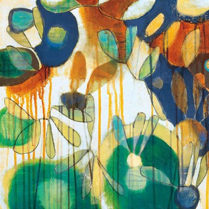 Framed Tropical Burst II Print