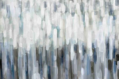 Framed Silver Rain Print