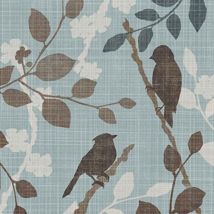 Framed Sparrow&#39;s Garden II Print