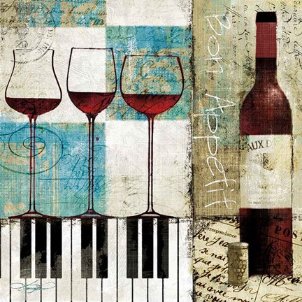 Framed Bon Appetit Print