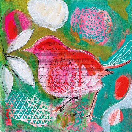 Framed Petite Bird I Print