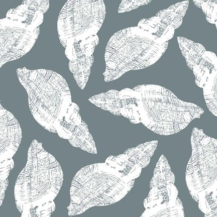 Framed Scattered Shells I Print