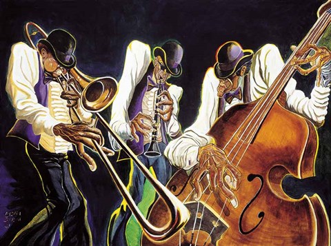 Framed Jamming Print