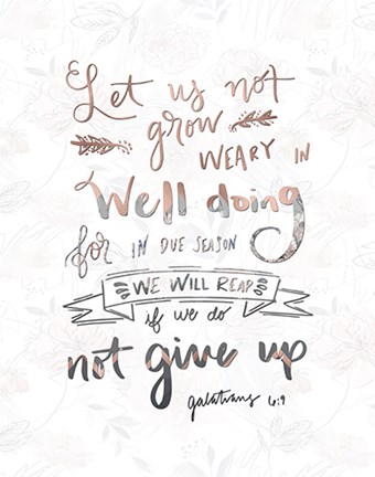 Framed Galatians 6-9 Print