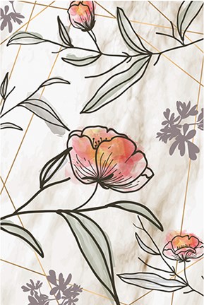 Framed Spring Elegance III Print