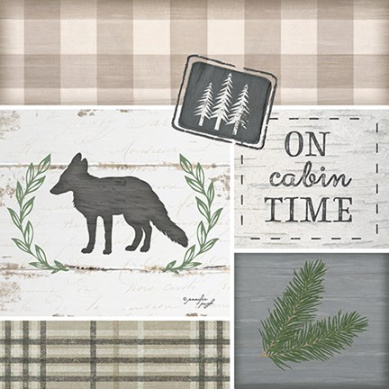 Framed On Cabin Time Print