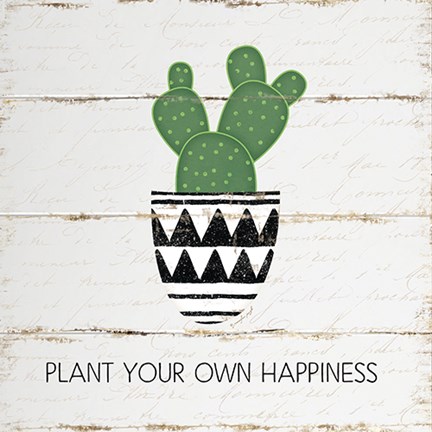 Framed Plant Happiness Print