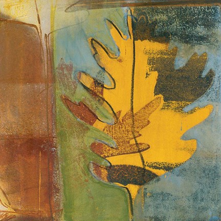 Framed Dancing Leaf Print