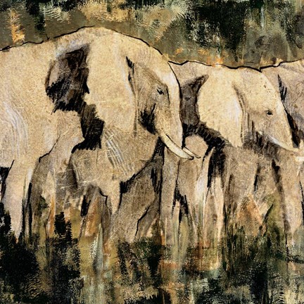 Framed Heart of the Jungle III Print