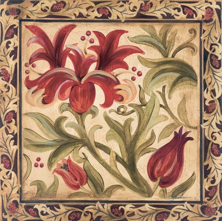 Framed Floral Daydream I Print