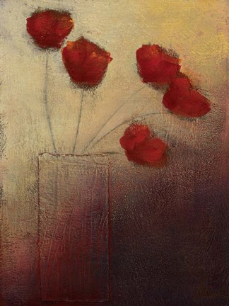 Framed Flowers From Me Print