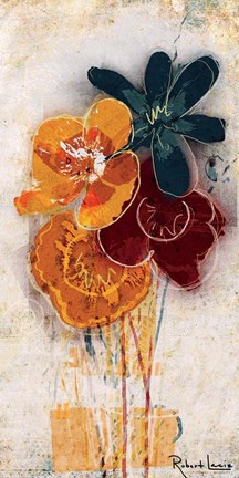 Framed Floral Scents II Print