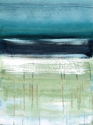 Framed Sea and Sky II Print