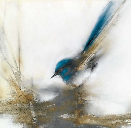 Framed Little Blue I Print