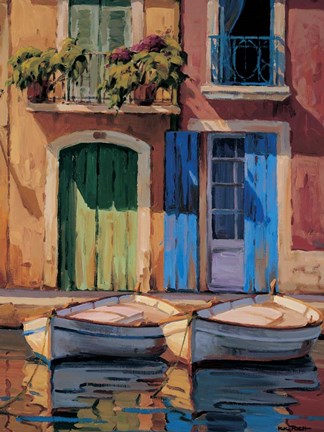 Framed Reflejos de Marsella II Print