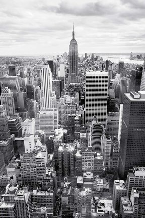 Framed NYC Downtown Print