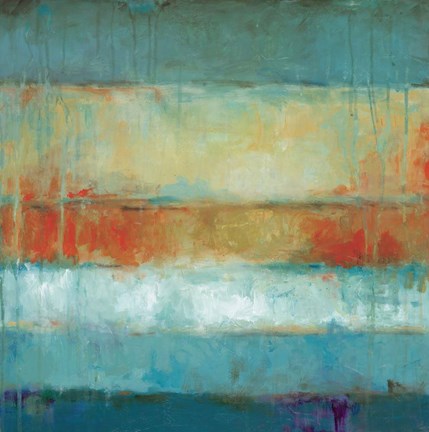 Framed Color Block Print