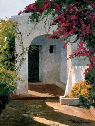 Framed Porch Daylight Print