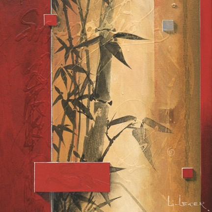 Framed Bamboo Garden Print