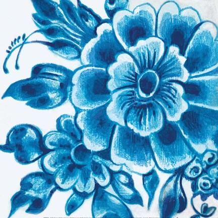 Framed Delft Design II Print
