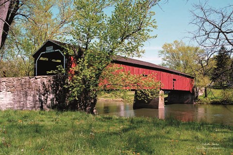 Framed Delville Bridge Print