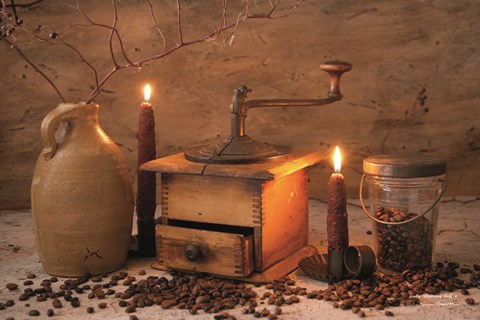 Framed Early Morning Coffee Print