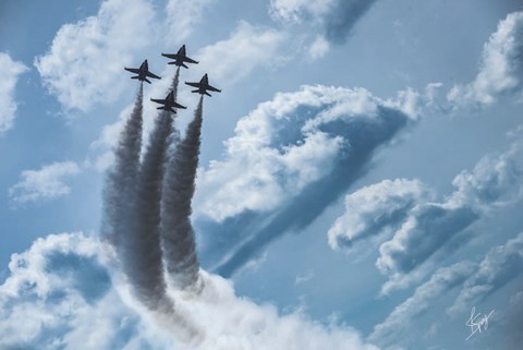 Framed Making Clouds Print