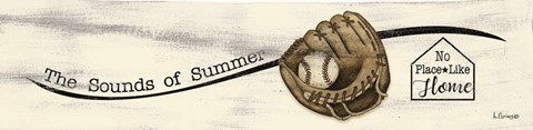 Framed Baseball - Summer Print