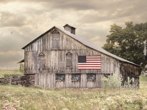 Framed Rural Virginia Barn Print