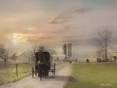 Framed Morning Exercise Print