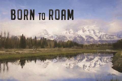 Framed Born to Roam Print