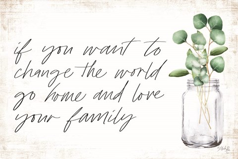 Framed Love Your Family Print