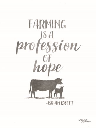 Framed Profession of Hope Print