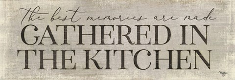 Framed Gathered in the Kitchen Print