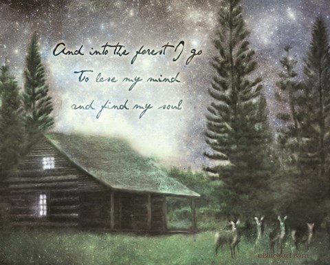 Framed Into the Forest I Go Print