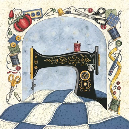 Framed Sew Fun Print