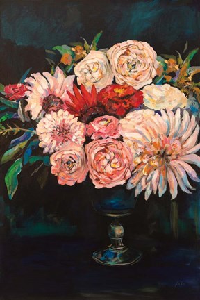 Framed Newport Bouquet v2 Print