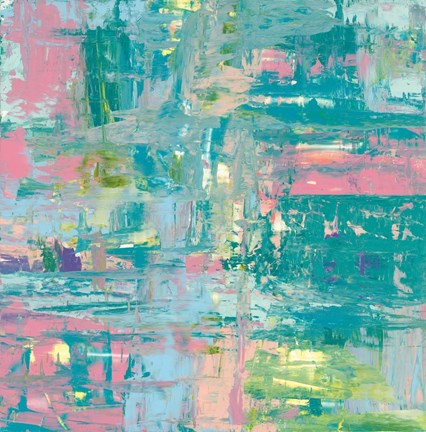 Framed Islands Abstract II Print