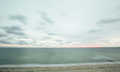 Framed Marthas Vineyard Beach I Print