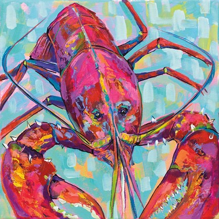 Framed Lilly Lobster III Print