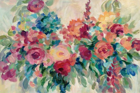 Framed Flower Market Print