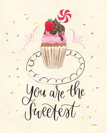 Framed Sweet Life III Light Print