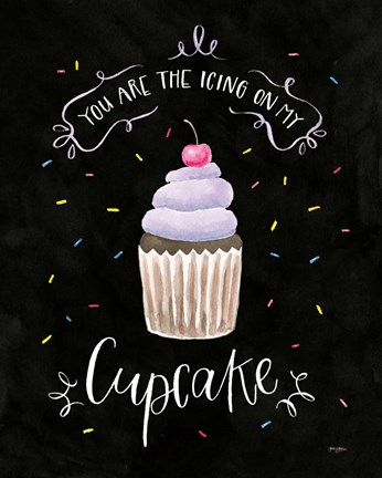 Framed Sweet Life I Dark Print