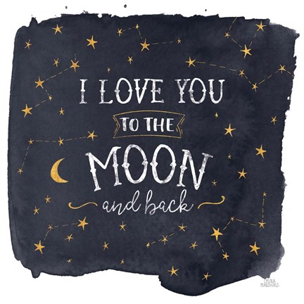 Framed Celestial Love I Sq Print