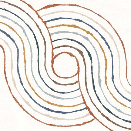 Framed Rainbow Road II Print