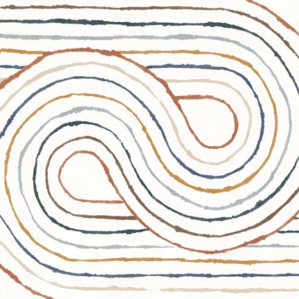 Framed Rainbow Road I Print